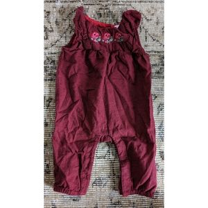 Baby Gap ruffled overall 0-3 months